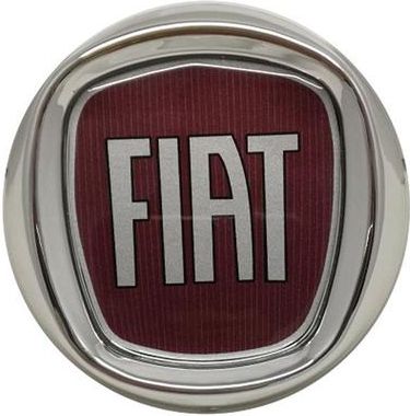 Emblemat znaczek logo FIAT 85mm czerwony