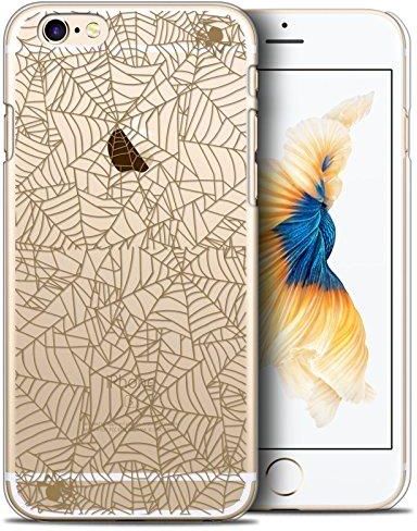 Doupi Custodia UltraSlim Effetto Carbonio Per IPhone 6 / 6S (4,7'') – Cover Sottile 0,3mm In Policarbonato, Nero - 2