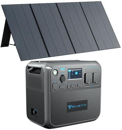 BLUETTI AC200P (2000W/2000Wh) + BLUETTI PV350 350W Panel fotowoltaiczny - Zestaw solarny