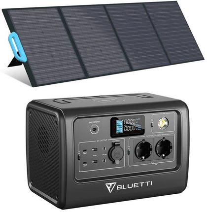 BLUETTI EB70 (1000W/716Wh) + BLUETTI PV120 120W Panel fotowoltaiczny - Zestaw solarny