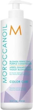 Moroccanoil Blonde Perfecting Purple Conditioner Odżywka Do Włosów Blond Neutralizująca Żółte Odcienie 500 ml
