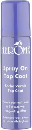 Herome Spray On Top Coat Spray Ochronny Do Paznokci Chroni Przed Uszkodzeniami 75Ml