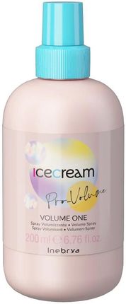Inebrya Ice Cream Pro-Volume Wielozadaniowy Spray Zwiększający Objętość Włosów 200Ml