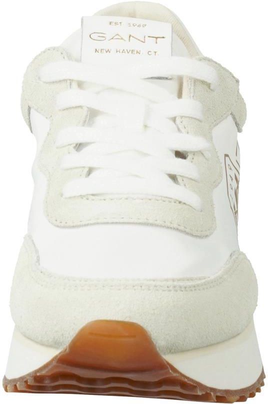 GANT BEVINDA - Sneakers basse - off white/gold/avorio