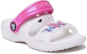 Klapki Crocs - Classic Embellished Sandal T 207803 White