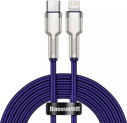 Kabel USB-C do Lightning Baseus Cafule, 20W, 2m (fioletowy)