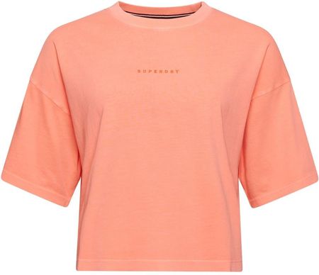 Damska Koszulka z krótkim rękawem Superdry Code Surplus Micro Oversized Boxy T-Shirt W1010970At7G – Pomarańczowy