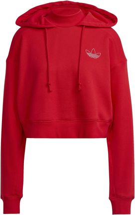 Bluza z kapturem damska adidas ORIGINALS czerwona HK5168