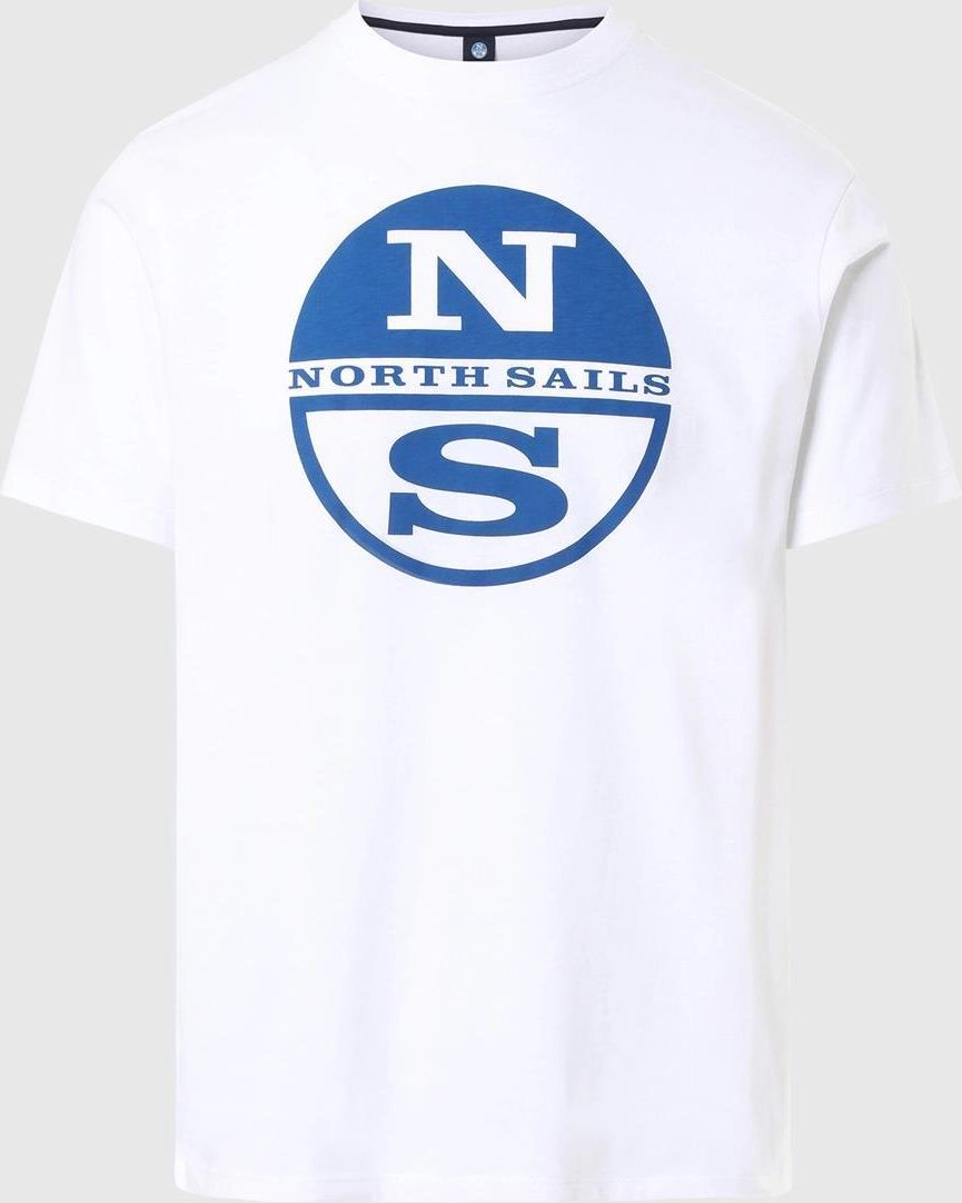 North Sails SS T-Shirt Avec Graphique - Bleu Océan