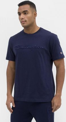 Męski t-shirt z nadrukiem CHAMPION ROCHESTER Crewneck T-shirt - granatowy