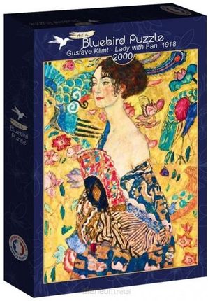 Bluebird Puzzle 2000El. Kobieta Z Wachlarzem Gustav Klimt