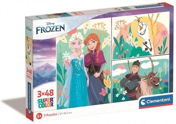 Clementoni 3W1. Super Kolor Disney Frozen 25284 - Ceny i opinie - Ceneo.pl