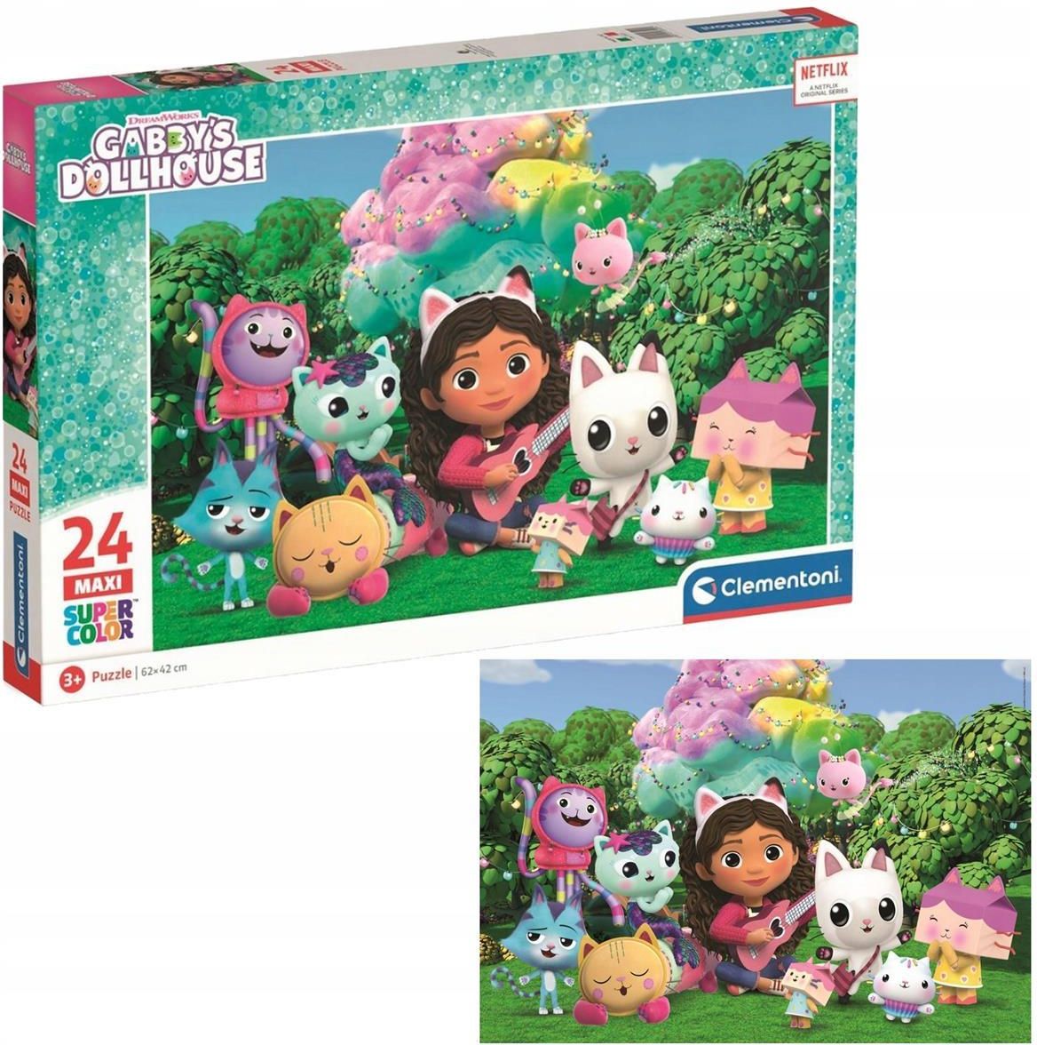 Clementoni 24El. Maxi Super Color Gabby'S Dollhouse 28520 - Ceny i ...