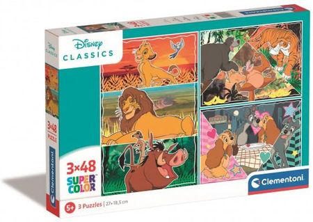 Clementoni 3W1 Super Kolor Disney Animals 25285