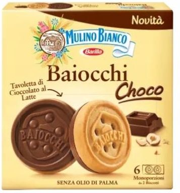 Mulino Bianco Baiocchi Choco Włoskie Ciastka 144g