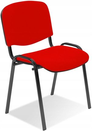Krzesło Konferencyjne Biuro Iso Czerwone Nowy Styl
