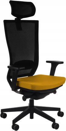 Ergonomiczny Fotel Biurowy Marti Siatka Żółty