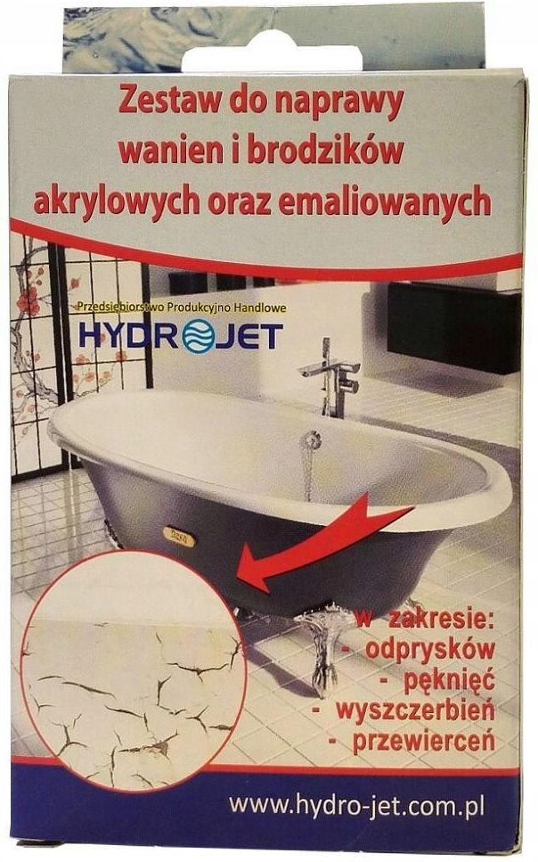 Akcesoria wannowe HydroJet Zestaw Naprawczy Do Wanien I Brodzików Opinie i ceny na Ceneo.pl