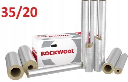 Rockwool Otulina Wełna 35/20 800 Alumb 32037