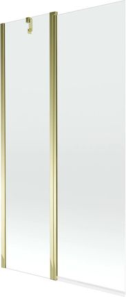 Mexen Flip 100x150cm Transparent Złoty 894-100-101-50-00