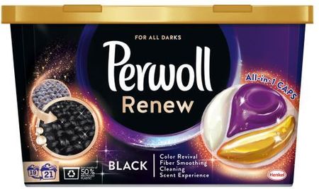 Perwoll Renew All in 1 Black 21 szt.