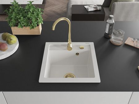 Mexen Vito 520x490mm Biały Syfon Złoty 6503521000-20-G - zdjęcie 4