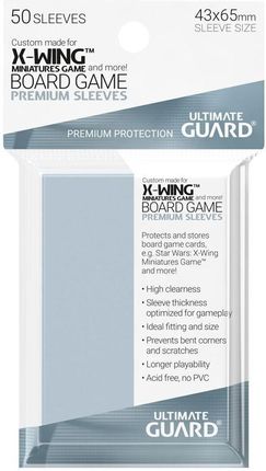 Ultimate Guard Premium Soft Sleeves X-Wing 43x65mm (50)