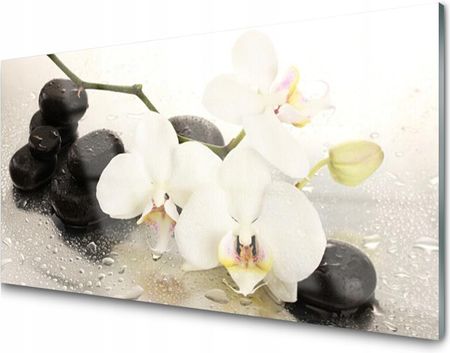Coloray Obraz Szklany Kwiat Piękny Storczyk Foto 100X50