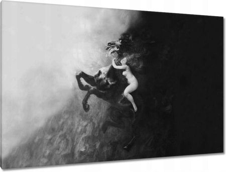 Obrazy 120X80 Szał Uniesień Kobieta Koń
