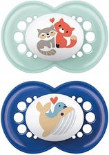 Zdjęcie Mam Baby Smoczek Start Silky 6+ Together Boy 2Szt. - Szczecin