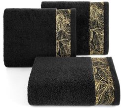 Zdjęcie Eurofirany Ręcznik Agis 50X90 Czarny Liście Frotte 400G/M2 - Wrocław
