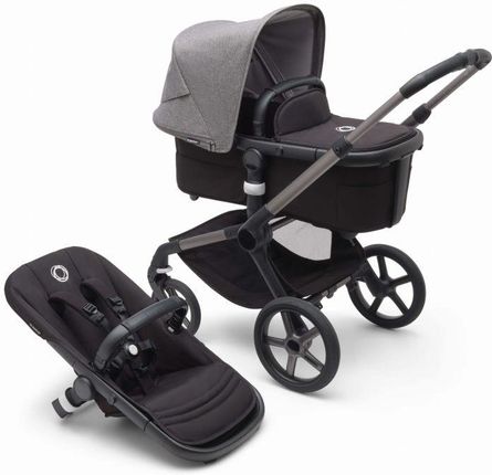 Bugaboo Fox 5 Graphite-Grey Melange Midnight Black Głęboko Spacerowy