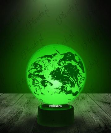 Lampka LED 3D Plexido Kula Ziemska Globus