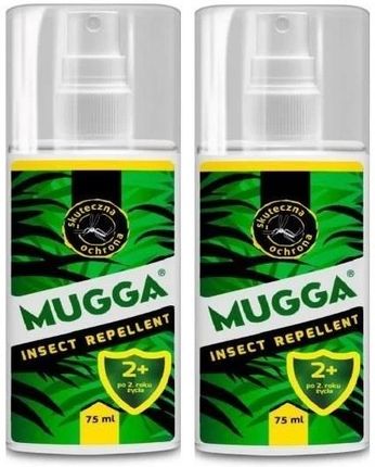 Mugga Spray 9,5% Deet 2 Opakowania Po 75Ml