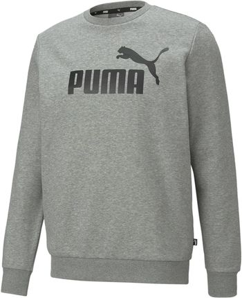 Puma Bluza Ess Big Logo Crew Szary Mężczyźni