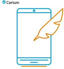 Zdjęcie Podpis elektroniczny w aplikacji mobilnej SimplySign ważny 1 rok (e-podpis.shop) - Skała