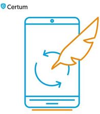 Zdjęcie Odnowienie podpisu elektronicznego w aplikacji mobilnej SimplySign ważne 1 rok (e-podpis.shop) - Woźniki