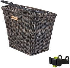 Zdjęcie Basil Kosz Na Kierownicę Bremen Rattan Look Kf + Handlebar Holder Brązowy - Stargard