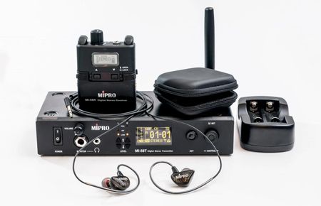 M‌IPRO MI-58 SET - Cyfrowy stereofoniczny system monitoringu dousznego. W zestawie