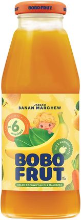 Bobo Frut nektar owocowo-warzywny jabłko banan marchewka dla niemowląt po 6 miesiącu życia 300ml