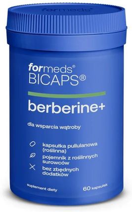 BICAPS BERBERINE+ ForMeds Berberyna HCL Ostropest Karczoch Wątroba