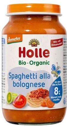 Holle Obiadek Spaghetti Bez Dodatku Cukrów Od 8 Miesiąca Demeter Bio 220g