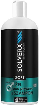 Solverx Soft For Men Żel Pod Prysznic & Szampon 2W1 400 ml