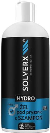 Solverx Hydro For Men Żel Pod Prysznic & Szampon 2W1 400 ml
