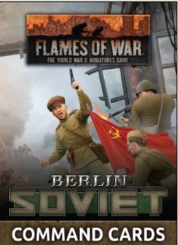 Battlefront Miniatures Flames of War Berlin Soviet Command Cards (FW274C)
