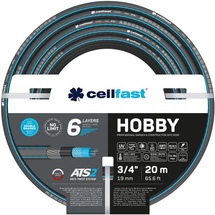 Cellfast Wąż ogrodowy HOBBY ATS2 3/4" 20m (16222)