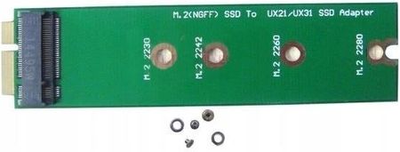 Wulkancenpl Adapter M.2 Ngff Ssd Asus Zenbook UK31 UX21E UX31E (1406)
