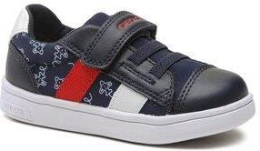 Mocassini Geox B Djrock Boy B Per Bambini E Ragazzi - In Pelle, Chiusura A Strappo, Tacco Con Plateau, Vestibilità Comoda