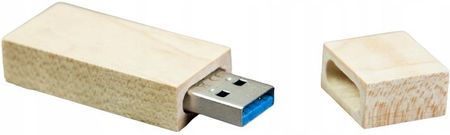 Memorabbit Drewniany Jasny Klon Wąski 64 GB usb 3.0 (DS0403)
