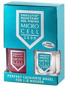 Microcell Microcell 2000 Shellfix Shellfix Resistant Gel Finish Lakier Do Paznokci 22 Ml Dark Pink